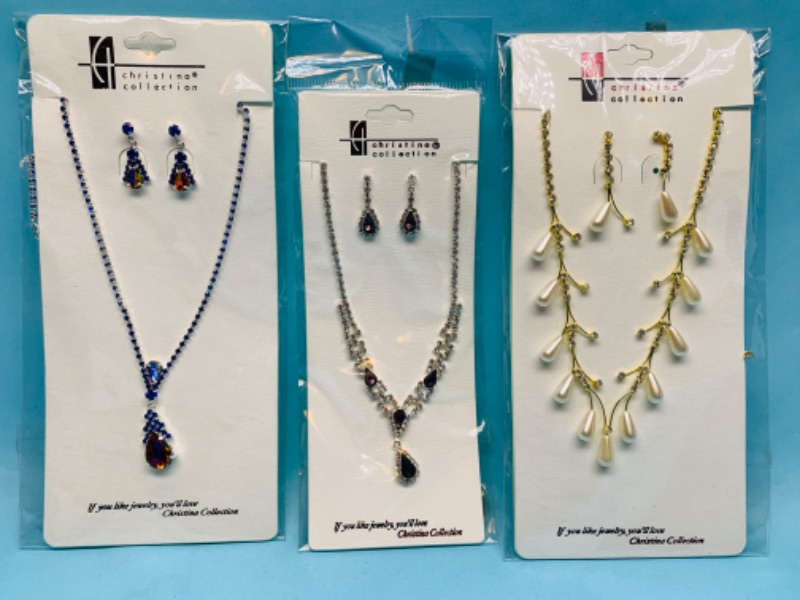 Photo 1 of 802842…3 fashion jewelry sets in packages 