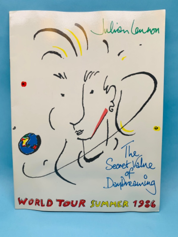 Photo 1 of 802843…Julian Lennon world tour 1986 the secret value of daydreaming program