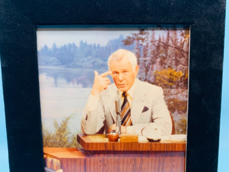 Photo 2 of 802856…12 x 11 framed Johnny Carson picture 