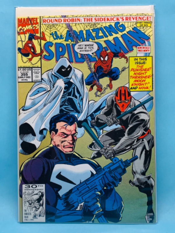 Photo 1 of 802910… vintage amazing Spider-Man comic 355 in plastic sleeve