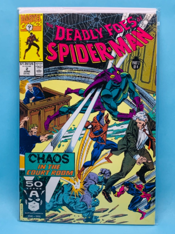Photo 1 of 802912… The deadly foes  of Spider-Man comic #2  in plastic sleeve