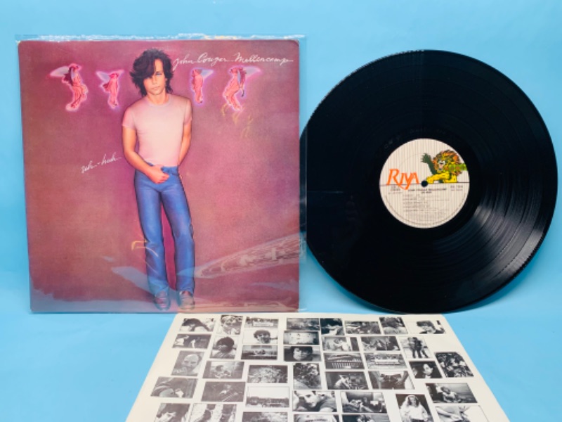 Photo 1 of 802924…great condition vinyl John cougar Mellencamp record in plastic sleeve cover and record in great condition for age 