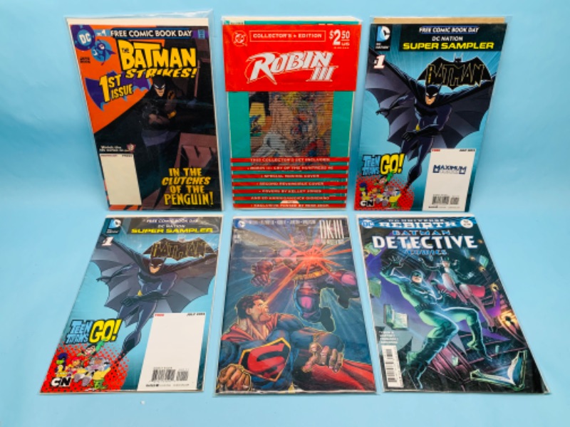 Photo 1 of 802945…6 Batman comics in plastic sleeves