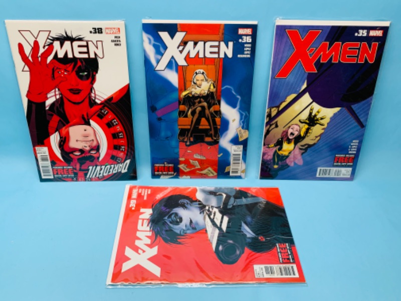 Photo 1 of 802957…4 x-Men comics in plastic sleeves