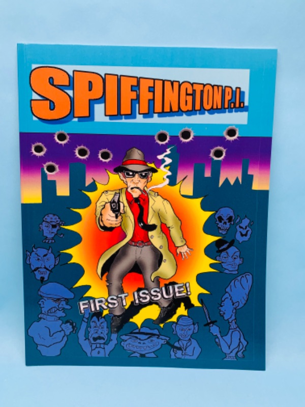 Photo 1 of 802958…autographed first issue spiffington P.I. Comic 