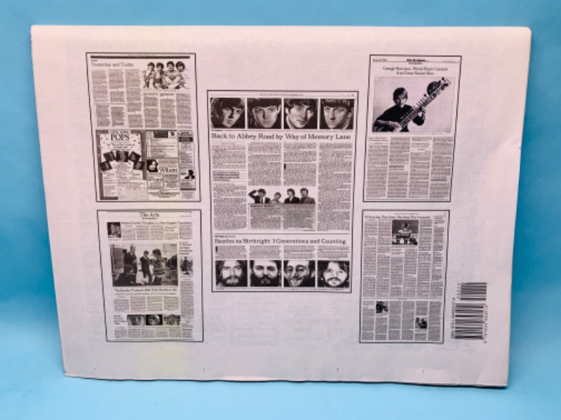 Photo 3 of 802959… the Beatles 2009 retrographic newspaper souvenir in plastic 