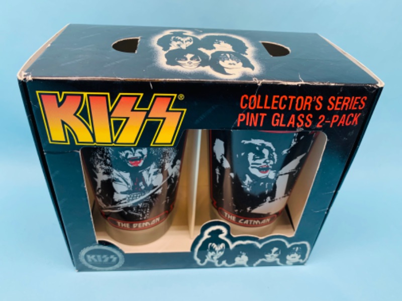 Photo 2 of 802972…kiss collectors glasses 2 pack in box