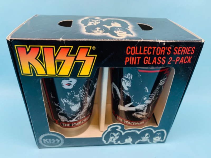Photo 2 of 802973…kiss collectors glasses 2 pack in box