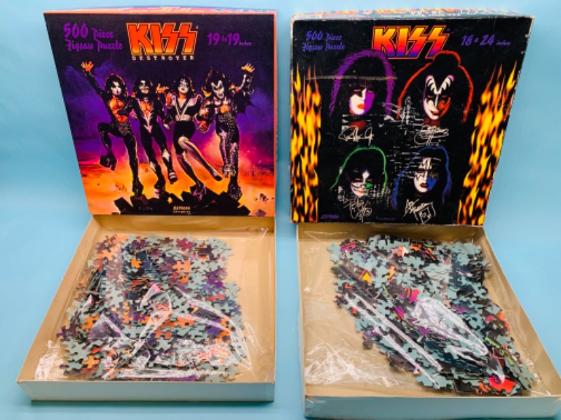 Photo 1 of 802978…2 kiss 500 piece puzzles 