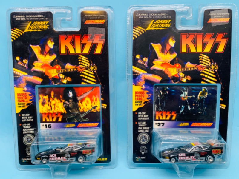 Photo 1 of 802984… 2 kiss Johnny lightning die cast cars in original packages 