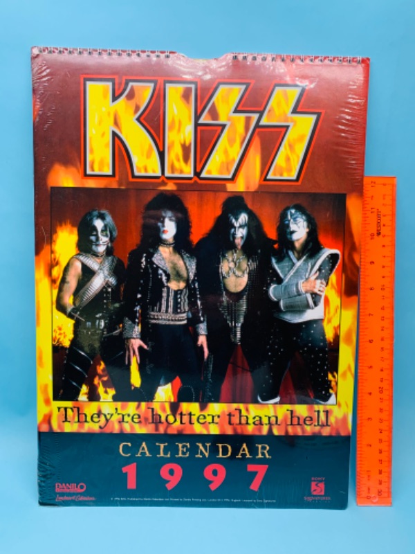 Photo 1 of 803008…large sealed  kiss calendar 1997 