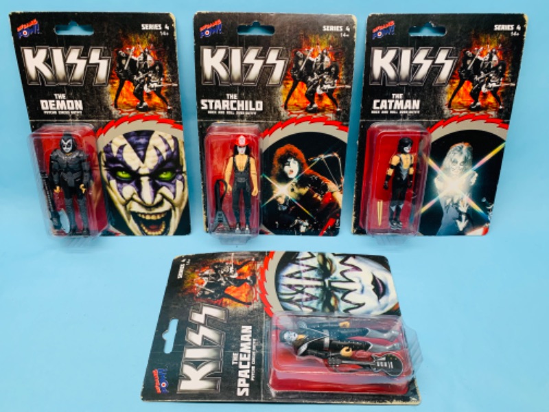 Photo 1 of 803009…4 kiss figures in original packages 