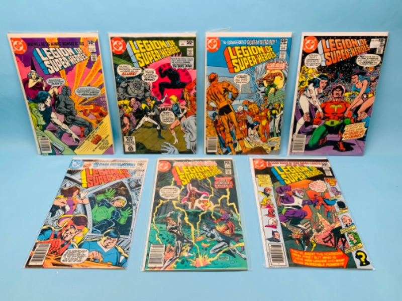 Photo 1 of 803025…7 vintage $.50 DC comics in plastic sleeves 