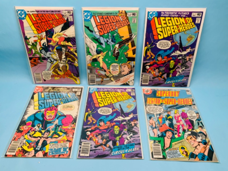 Photo 1 of 803027…6 vintage $.40  DC comics in plastic sleeves 