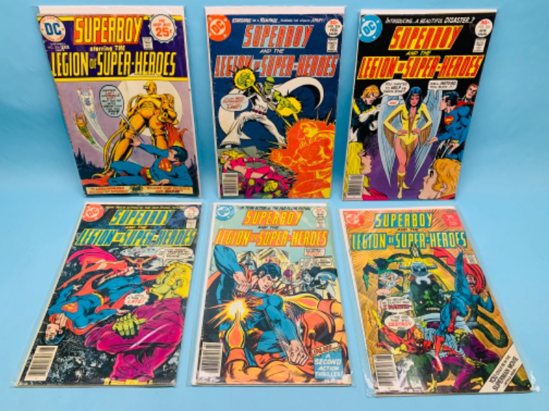 Photo 1 of 803031…vintage $.25 and $.30 cent DC comics in plastic sleeves 