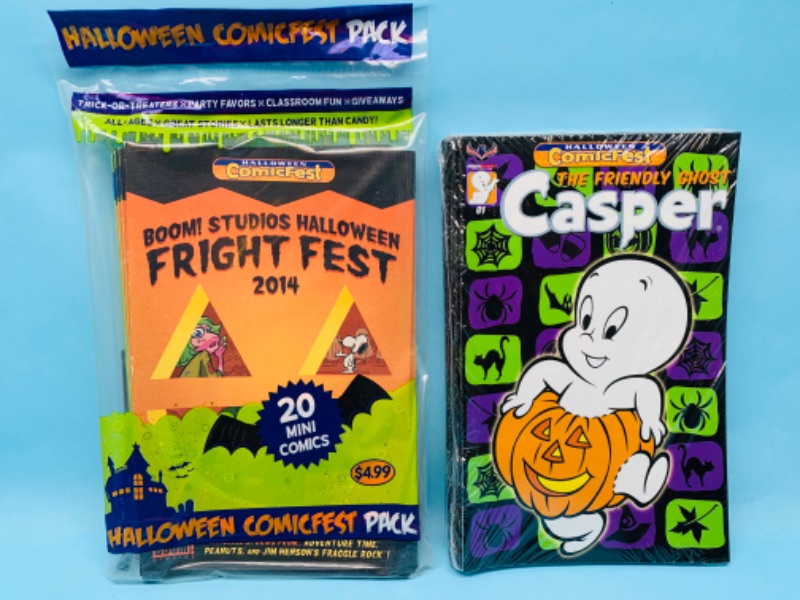 Photo 1 of 803033… 2 Halloween comicfest 25 mini comics each in sealed packages 
