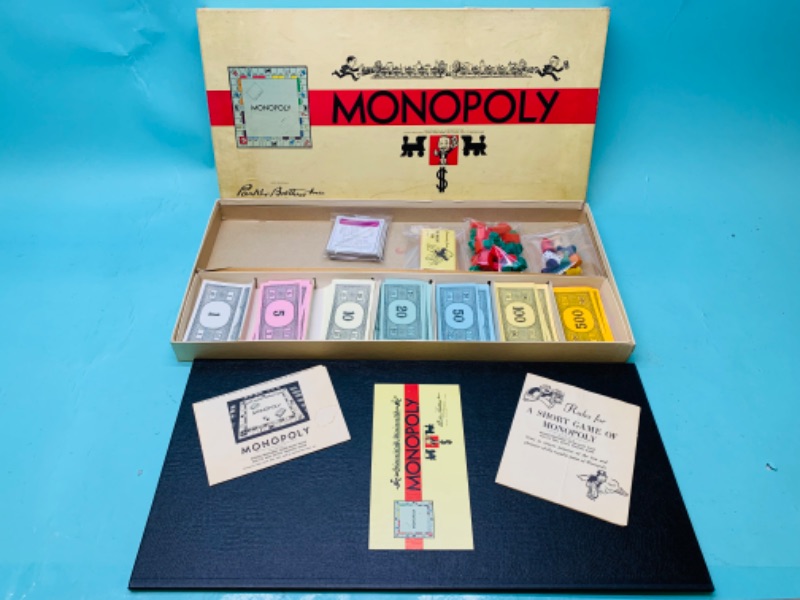 Photo 1 of 803047…vintage monopoly board game in original box- some pieces are not original 