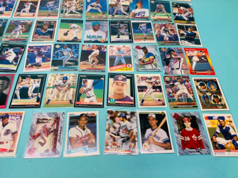 Photo 3 of 803050… 70 misc baseball cards in plastic sleeves 