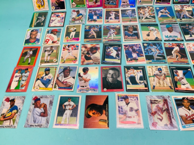 Photo 5 of 803050… 70 misc baseball cards in plastic sleeves 
