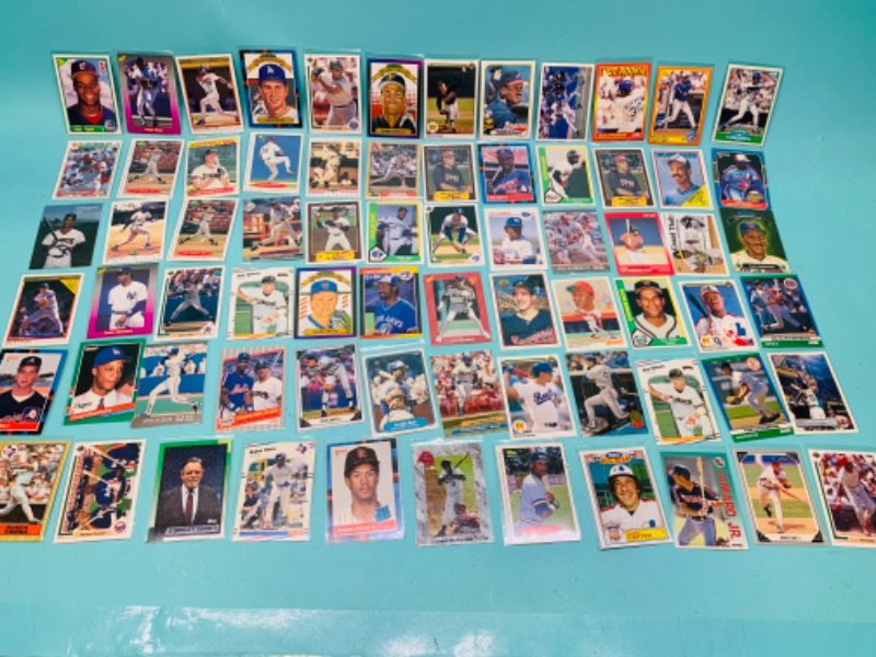 Photo 1 of 803051… 70 misc baseball cards in plastic sleeves 