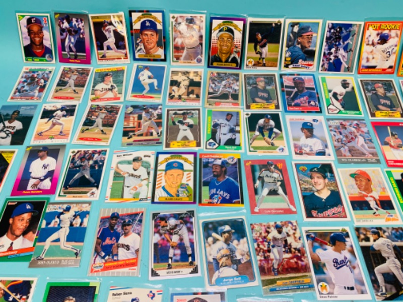 Photo 4 of 803051… 70 misc baseball cards in plastic sleeves 