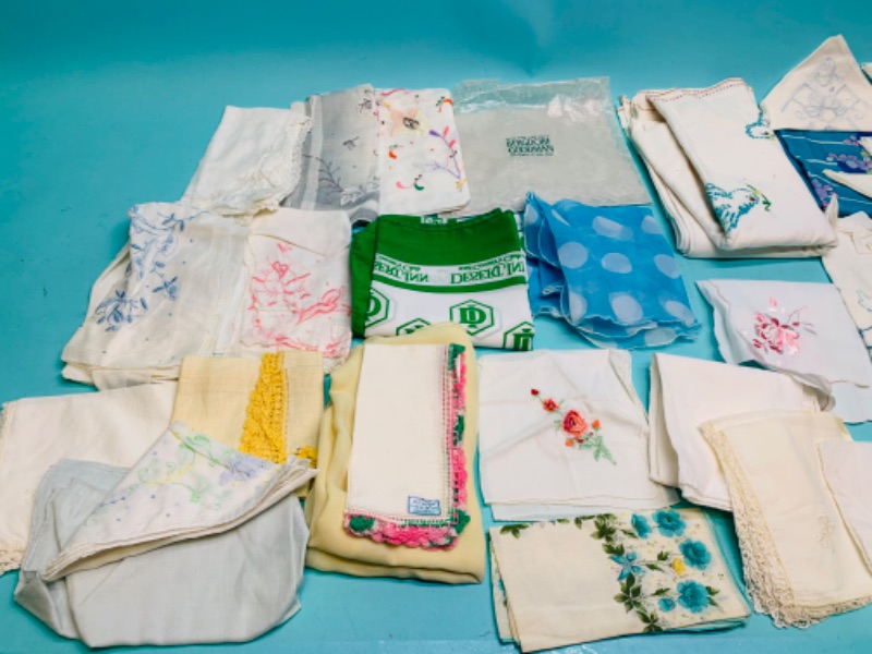 Photo 3 of 803114…vintage handkerchiefs and scarves 