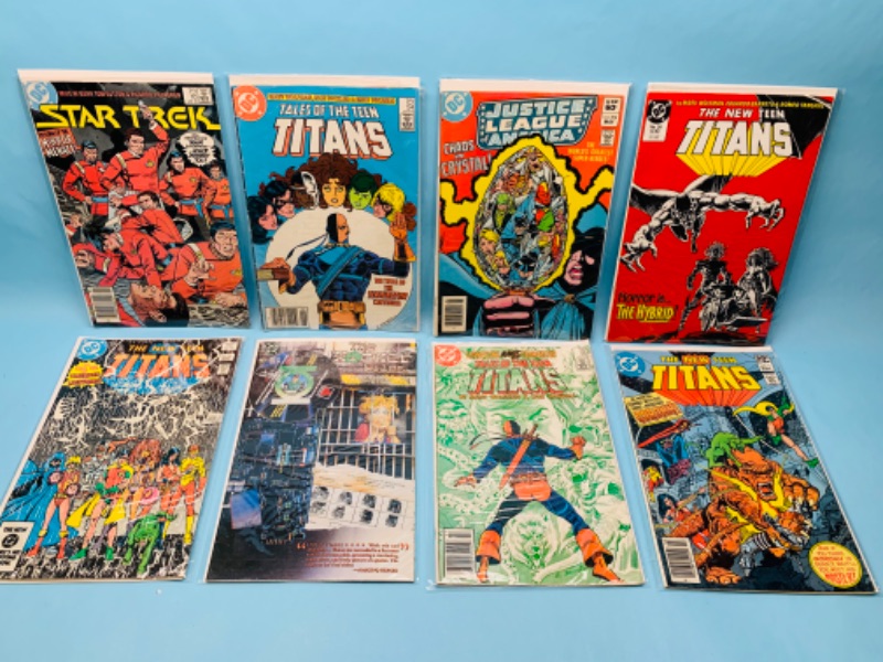 Photo 1 of 802124…8 vintage comics in plastic sleeves 