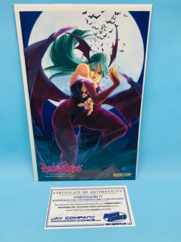 Photo 1 of 803127…darkstalkers #1 limited series of 2000 copies with coa in plastic sleeve 