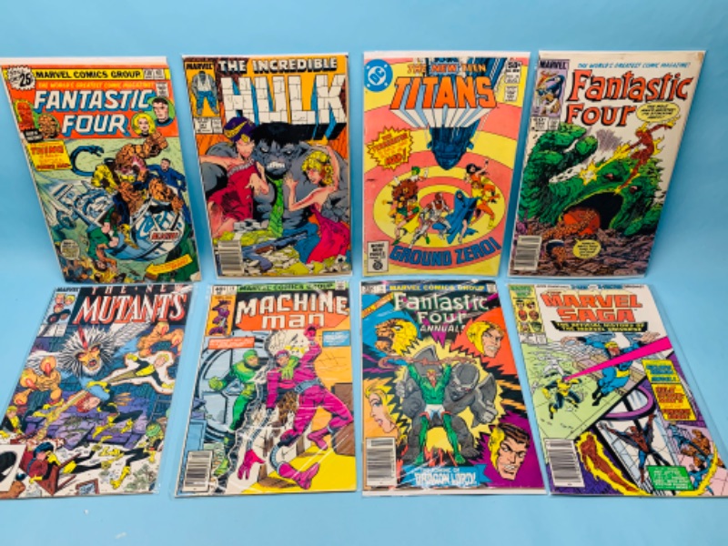 Photo 1 of 803129…8 vintage comics in plastic sleeves 