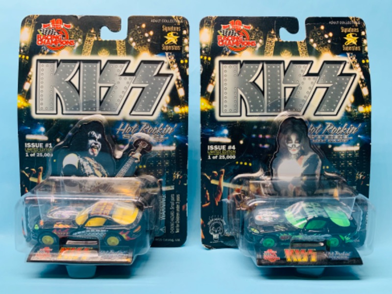 Photo 1 of 803165…2 racing champions kiss die cast cars in original packages 