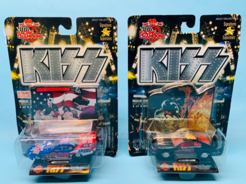 Photo 1 of 803167…2 racing champions kiss die cast cars in original packages 