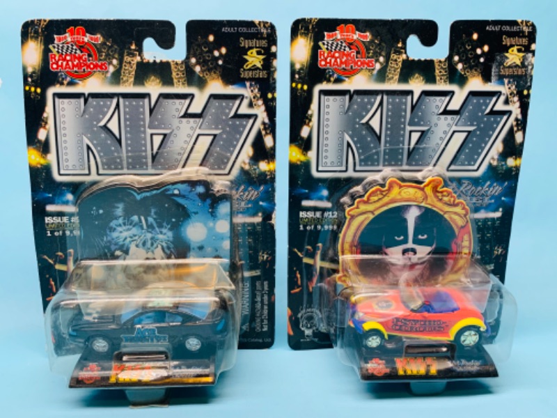 Photo 1 of 803169…2 racing champions kiss die cast cars in original packages 