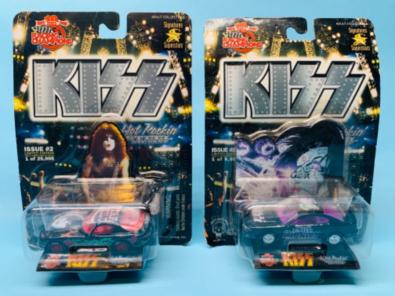 Photo 1 of 803171…2 racing champions kiss die cast cars in original packages 