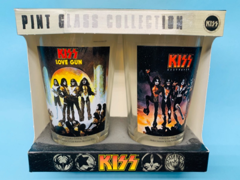 Photo 1 of 803188…kiss pint glass collection 