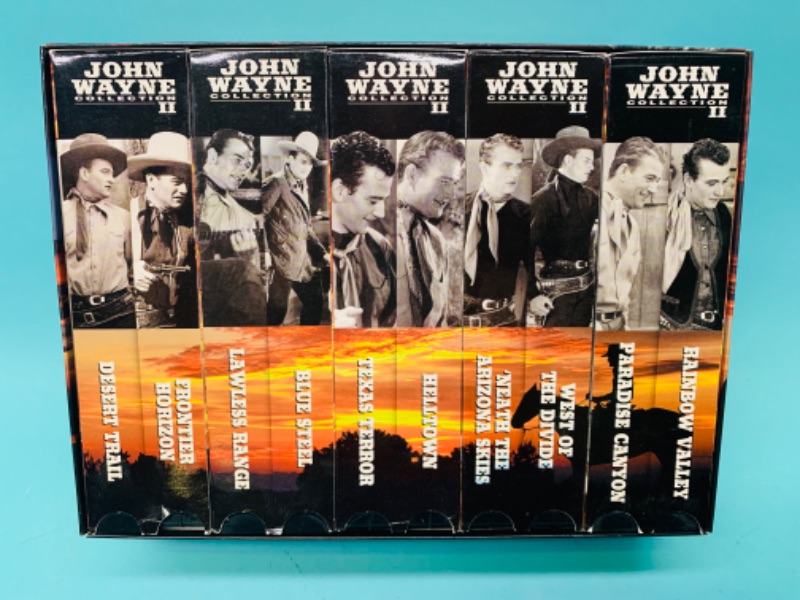 Photo 2 of 803194…John Wayne collection II video pack of 10 tapes 