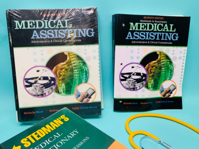 Photo 2 of 803205…medical books and stethoscope 