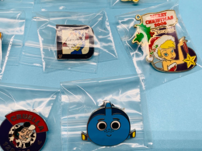 Photo 5 of 803223…15 Disney pins in plastic bags 