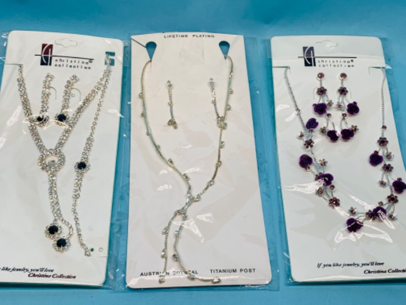 Photo 1 of 803236…3 packages of fashion jewelry sets 