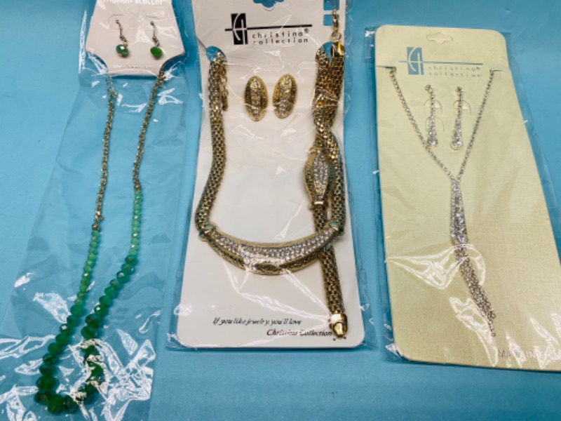 Photo 1 of 803244…3 fashion jewelry sets in packages 