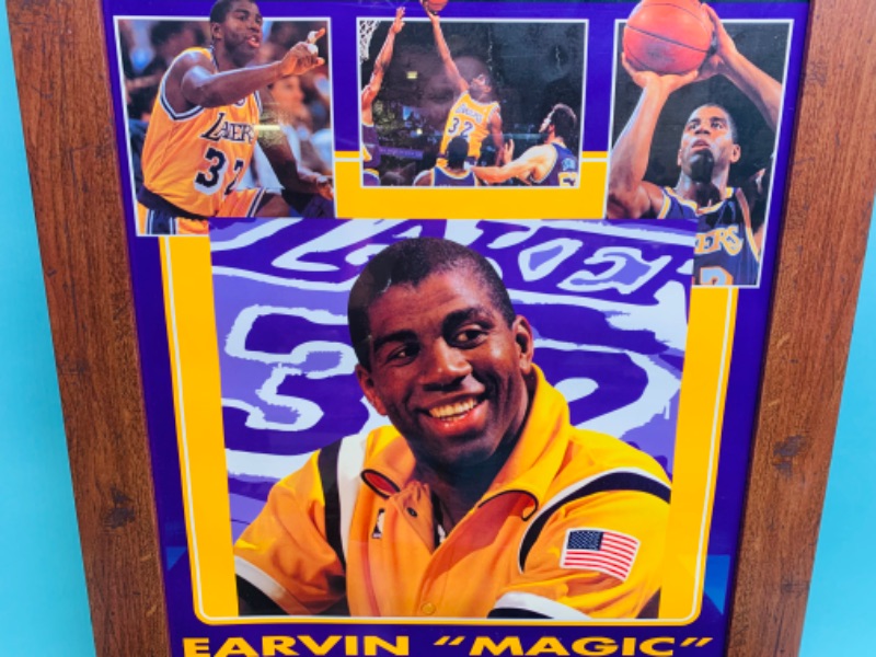 Photo 4 of 803266…28 x 20 magic Johnson jersey retirement poster limited edition 1992 