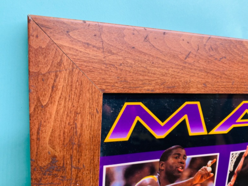 Photo 5 of 803266…28 x 20 magic Johnson jersey retirement poster limited edition 1992 