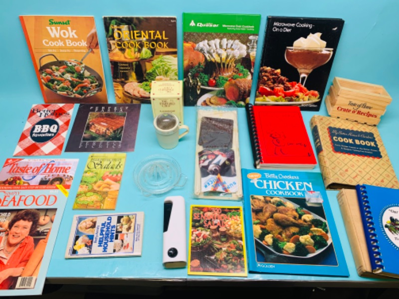 Photo 1 of 803285…vintage cookbooks and kitchen items 