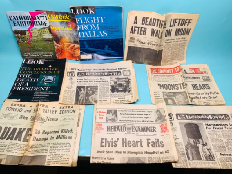 Photo 1 of 803297…vintage headliner newspapers 