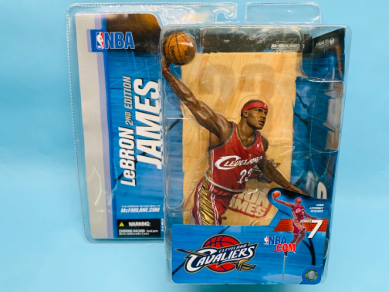 Photo 1 of 803307… LeBron James mcfarlane toys figure in original package 