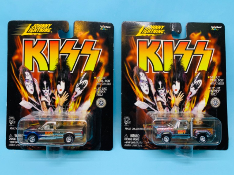 Photo 1 of 803309…2 kiss Johnny lightning die cast cars in original packages 