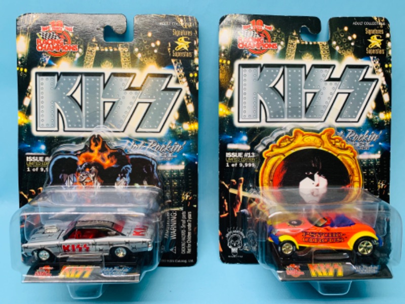 Photo 1 of 803310…2 kiss racing champions die cast cars in original packages 