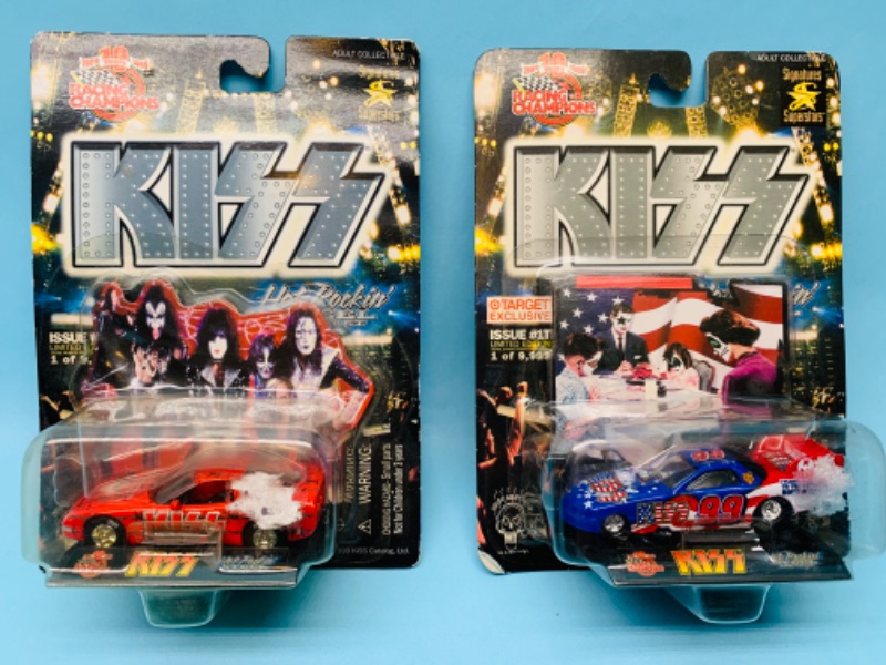 Photo 1 of 803311…2 kiss racing champions die cast cars in original packages 