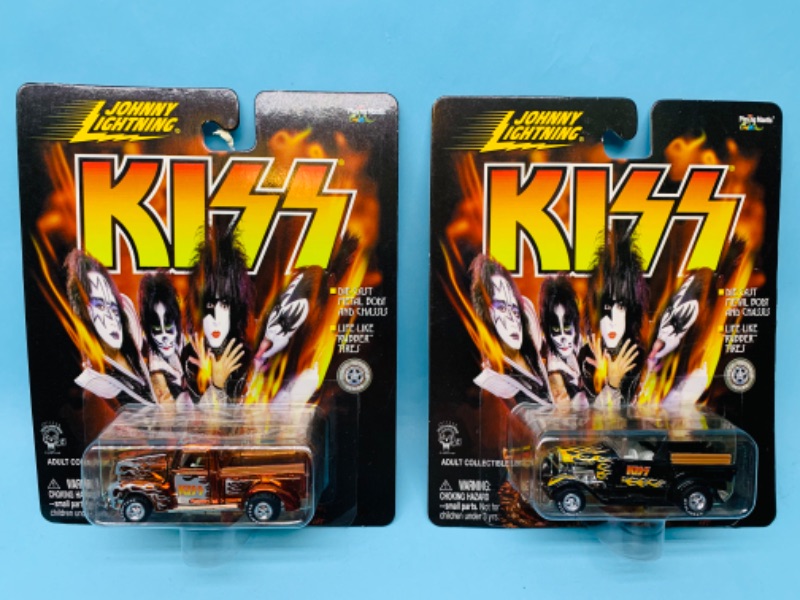 Photo 1 of 803312…2 kiss Johnny lightning die cast trucks in original packages 