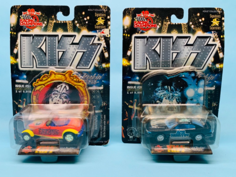 Photo 1 of 803313…2 kiss racing champions die cast cars in original packages 
