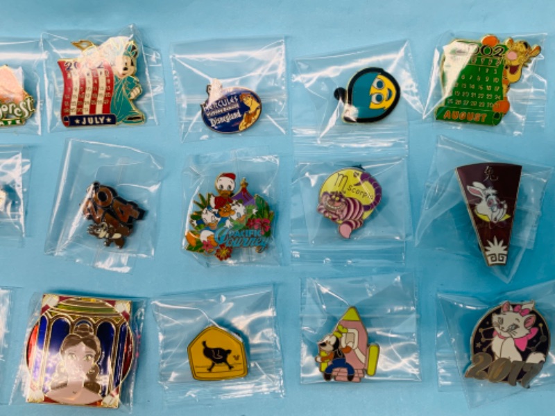 Photo 3 of 803319…15 Disney pins in plastic bags 